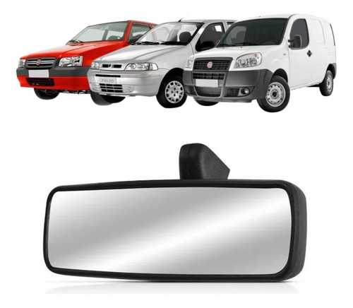 Retrovisor Int Compativel Com Doblo Uno Palio 2001 A 2010