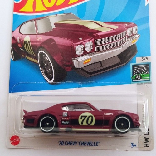 Hot Wheels - 3/5 - '70 Chevy Chevelle - 1/64 - Hcv24