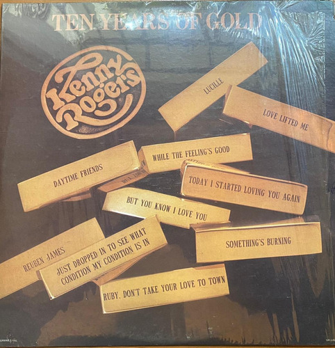 Disco Lp - Kenny Rogers / Ten Years Of Gold. Compilación 