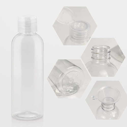 Vacías Para Apretar De 3,4 Oz/100ml, Champú, Loción,