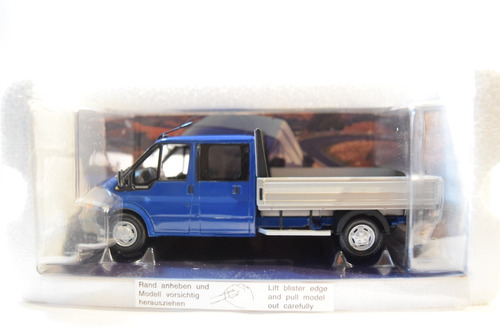 Ford Transit D. Cabina Azul  Minichamps 1/43 C/caja 