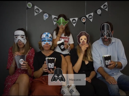 Imagen 2 de 5 de Star Wars Kit Fiesta Decoracion Imprimible Archivo Pdf