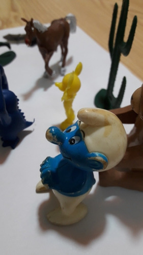Lote X 13 Juguetes Miniaturas Antiguos Varios Animales Etc