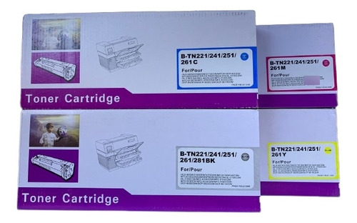 Toner Compatible Tn-221bk/c/y/m  Mfc-9130cw