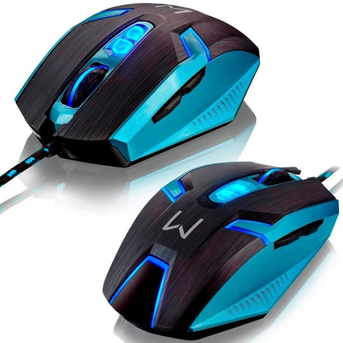 Mouse Gamer Warrior 4000 Dpi - Mo252 + Mousepad Mo252