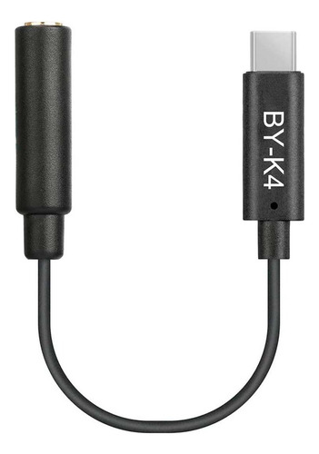 Boya By-k4 Cable Adaptador Trrs Hembra 3.5mm A Macho Usb-c