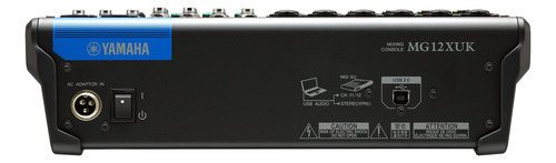 Mesa De Som Yamaha Mg12xuk | Usb | Efeitos | Original | 110v
