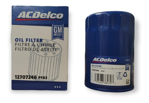 Filtro De Aceite Travers 3.6 10/17 Silverado 2016-2021