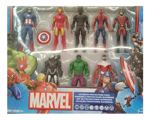 Figuras Marvel Muñecos De 6 Pulgadas Coleccion 8 Piezas