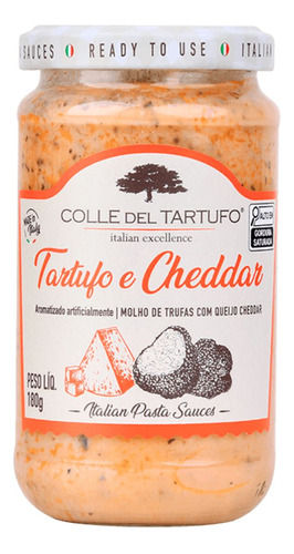 Molho Cheddar Trufado Italiano Colle Del Tartufo 180g