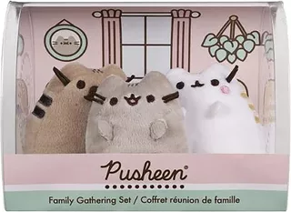 Set De Peluches Familia Pusheen Mama Y Papa Pusheen Cat Gund