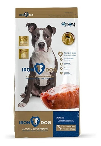 Imagen 1 de 2 de Iron Dog Alimento Super Premium Para Perros Adultos 20kg