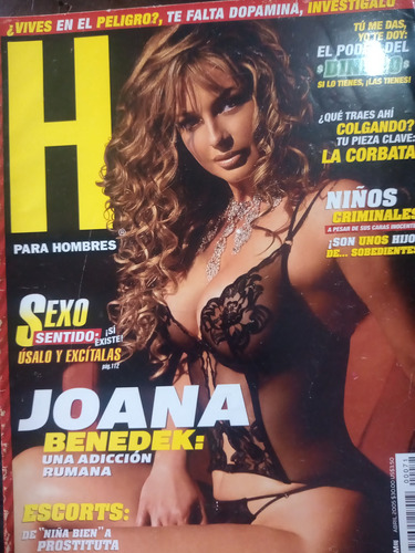 Joana Benedek En Revista H Para Hombres Abril 2005