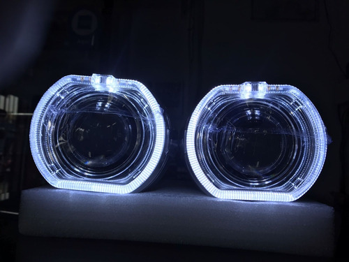 Proyector Ojo De Ángel Elíptico Grande Cristal 3  Hid Dual