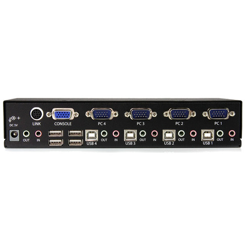 Startech.com 4 Rack Montable Puerto Conmutador Kvm Usb Con A