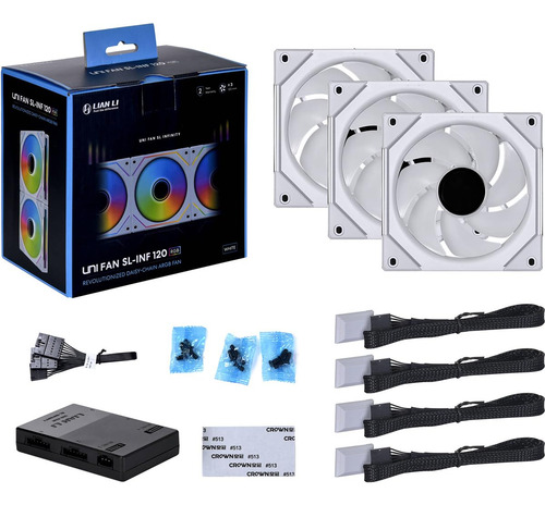 Case Fan Lian-li Uni Fan Sl-infinity 120 Mm Argb, Paquete De