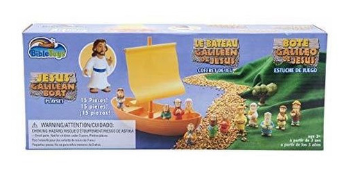 Galilea Barco 15 Piezas Set De Juego Por Bibletoys.