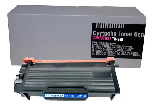 Toner Tn850 Generico Para Borther Hl-l5000d L5100dn L5200dw