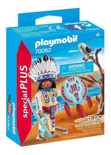 Playmobil Special Plus 70062 Cacique Infantil De Colección