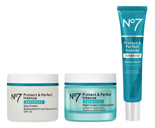 Botas No7protect & Perfect Intense Advanced Skincare Sistema