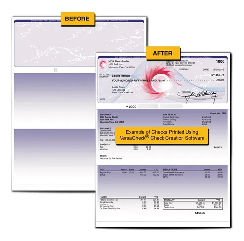 Versacheck Software De Impresión De Cheques Todo En Uno