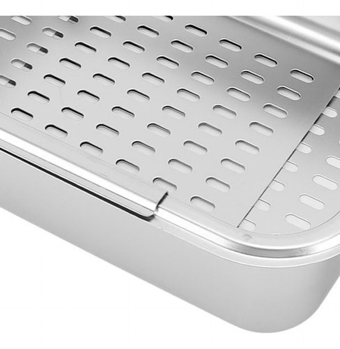 Estante Para Secar Platos Expandible De Acero Inoxidable Sob