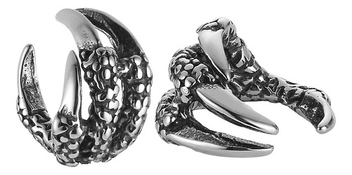 Hzman Pendientes Con Forma De Dragón Para Hombres Y Mujeres,