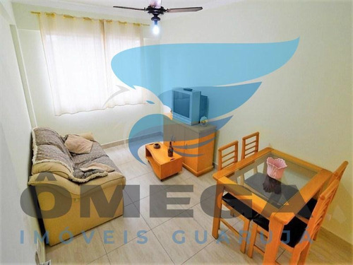 Imagem 1 de 15 de Praia Do Tombo - Guarujá - Reformado - 1 Dormitório - 1 Vaga. - Ap3697 - 34710541