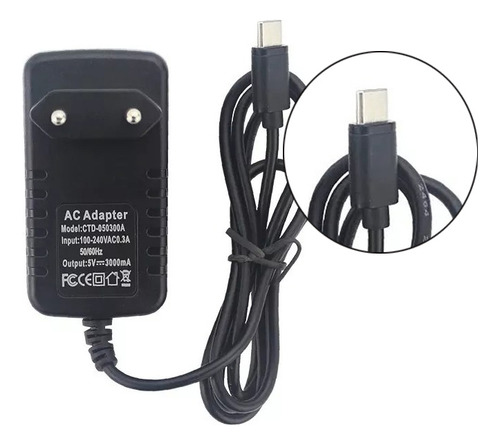 Cargador 5v 3a Para Raspberry Pi 4/4b Tipo-c