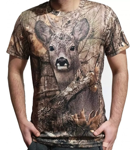 Polera Camuflada De Caza Polera De Pesca Diseño Polera Pesca