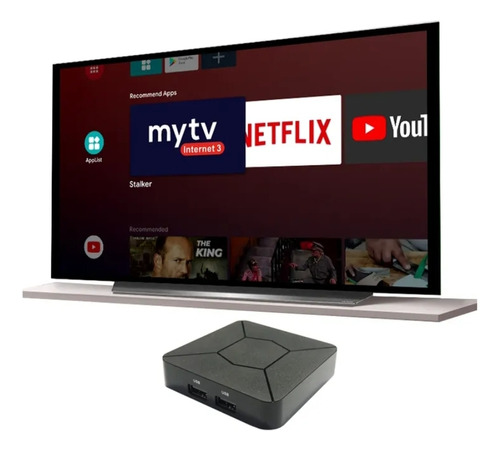 Android Tv Box 4k Mando De Voz