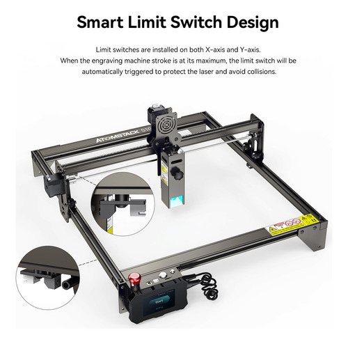 Grabador S10 Atomstack Para Aleación Láser Cnc Structure Pro