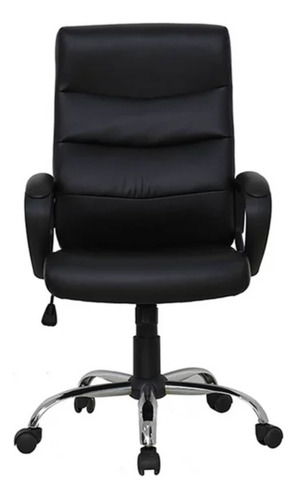 Silla De Oficina Mainstays Ejecutiva Pu Suave Negro