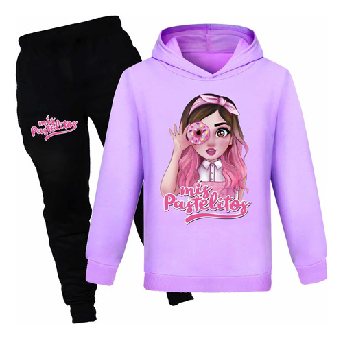 Sudadera De Niña Incluye 2pz Sudadera Y Pans My Pastelitos