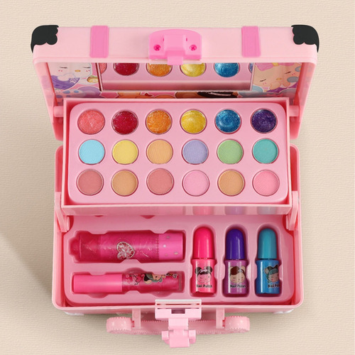 Kit De Maquiagem Infantil E Itens De Beleza Para Crianças