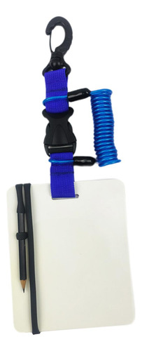 Tablero De Redacción De Buceo Bloc De Notas Con Clip Azul