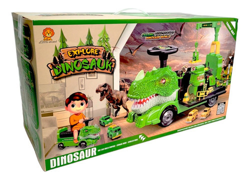 Buggy Dinosaurio C/accesorios - Vamos A Jugar Color Verde