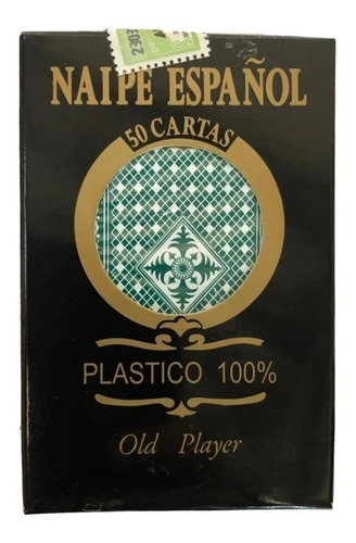 Juego 50 Cartas Españolas 100% Plastico Old Player Manias