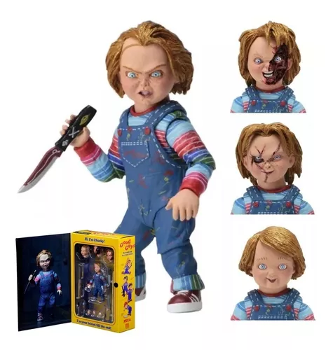 Bonecos Filme A Noiva de Chucky Tiffany e Chuky Neca