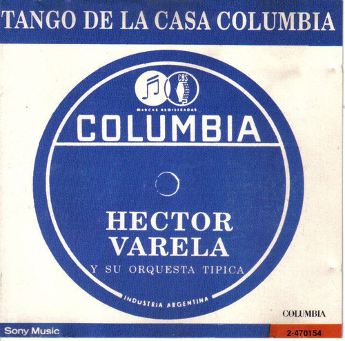 Cd Héctor Varela - Tango De La Casa Columbia 