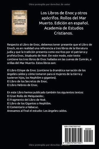 Libro: Los Libros De Enoc Y Otros Apócrifos: Rollos Del M...