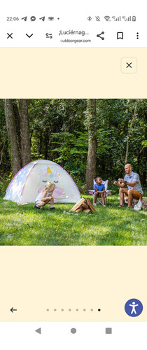 Tienda De Acampar O De Campaña Unicornio Firefly Crema