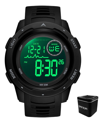 Reloj De Digital Sanda 2125 Antichoque Deportivo Impermeable