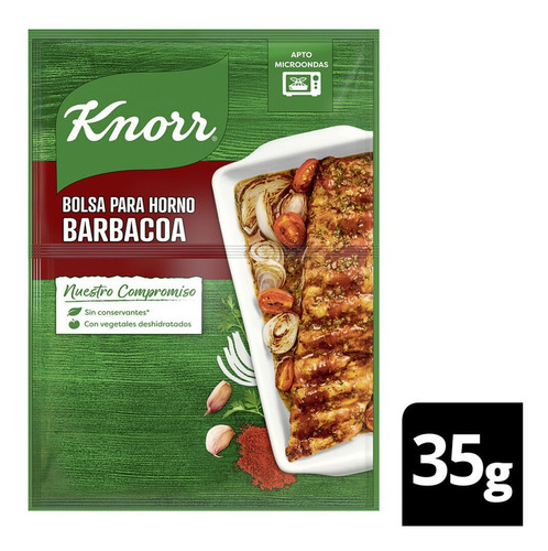 Condimento Knorr Sabor Al Horno Barbacoa X 35 Gr