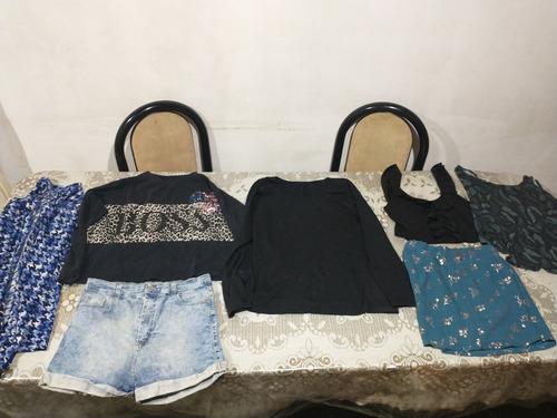 Lote De Ropa Ideal Feria Americana 56 Prendas Blanco (Usado)
