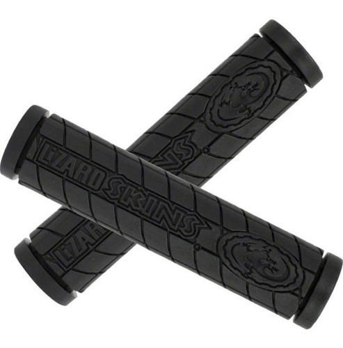 Imagen 3 de 4 de Puños Grips Para Bicicleta Mtb, Lizard Skins Logo Black!!!