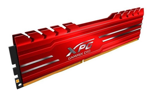 Memoria Xpg 8 GB 3200 MHz Gammix D10 Ddr4 CL16 roja