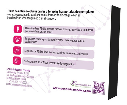 Prueba De Adn En Saliva, Detecta Genes De Riesgo A Trombosis