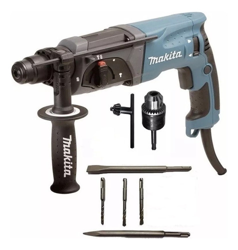 Rotopercutor Rotomartillo Makita Hr2470 780w 2,7 J + Mechas