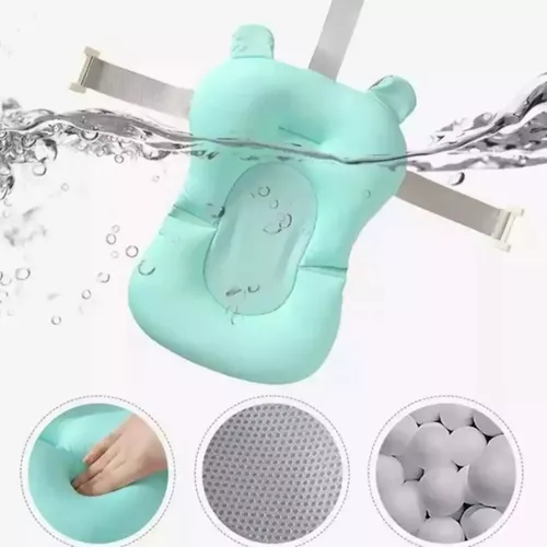 Cojin Malla Acolchada Para Tina Bañera De Bebe Ergonómica